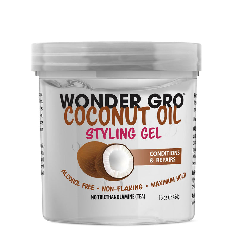 Wonder Gro Coconut Oil Hair Styling Gel - Afam Concept Inc.