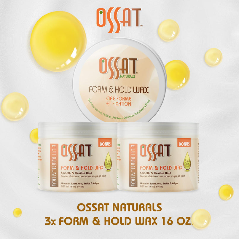 OSSAT Naturals Wax 3x